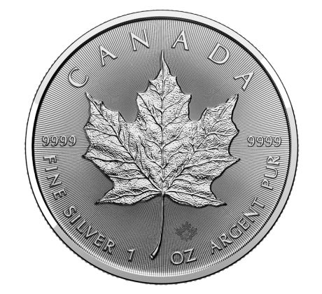 MAPLE LEAF - 1 OZ .999 AG - STRIEBORNÁ INVESTIČNÁ MINCA