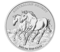 AUSRALIAN BRUMPY HORSE - 1 OZ AG .999 2023 AUSTRÁLIA - PERTH MINT - STRIEBORNÁ ZBERATEĽSKÁ MINCA