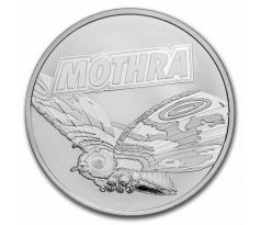 GODZILLA MOTHRA - 1 OZ .999 AG 2023 NIUE - STRIEBORNÁ ZBERATEĽSKÁ MINCA