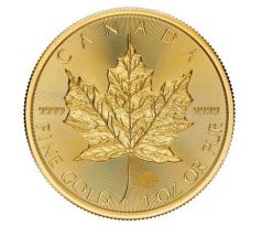 1 oz MAPLE LEAF – .9999 AU 2025 KANADA 2024 – ZLATÁ INVESTIČNÁ MINCA