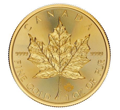 1 oz MAPLE LEAF – .9999 AU 2025 KANADA 2024 – ZLATÁ INVESTIČNÁ MINCA