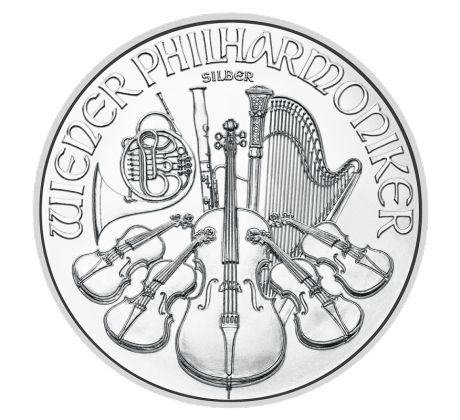 WIENER PHILHARMONIKER - 1 OZ 2025 - STRIEBORNÁ INVESTIČNÁ MINCA