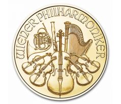 1/2 oz WIENER PHILHARMONIKER –.9999 AU - ZLATÁ INVESTIČNÁ MINCA - nový tovar