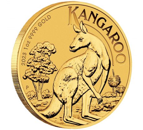 1/4 oz KANGAROO – .9999 AU 2023 - ZLATÁ INVESTIČNÁ  MINCA - nový tovar